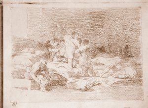 De rampen van de oorlog: En zij ook door Francisco de Goya