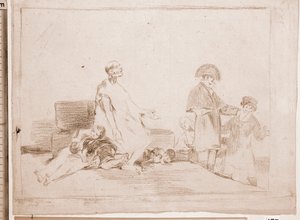 De rampen van de oorlog: Als ze van een andere lijn zijn door Francisco de Goya