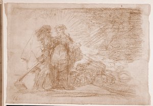 De rampen van de oorlog: Dit is de waarheid (voorbereidende tekening)