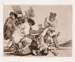 De rampen van de oorlog: Wat kunnen we anders doen? (Gravure naar tekening)