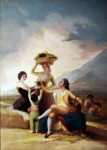 De oogst door Francisco de Goya