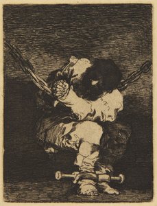 De kleine gevangene (Delteil XIV, nr. 31; Harris 26) door Francisco Jose de Goya y Lucientes