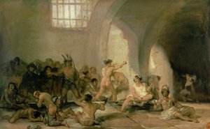 Het Gekkenhuis door Francisco de Goya