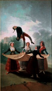 De Pantin (Schilderij) door Francisco de Goya