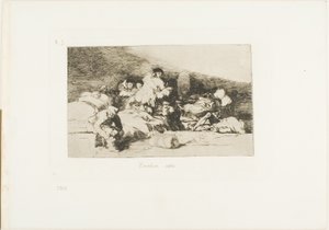 Deze ook, plaat 25 uit De Rampen van de Oorlog door Francisco Jose de Goya y Lucientes