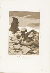 Ze maken zich mooi, plaat 51 uit Los Caprichos