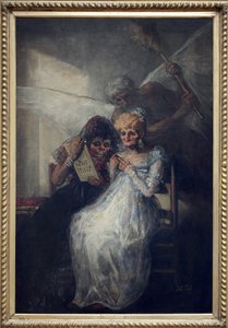 De Tijd, ook wel Les Vieilles genoemd. Schilderij door Francisco de Goya.