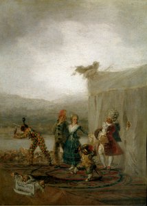 Reizende komische acteurs geïnspireerd door de Commedia dell