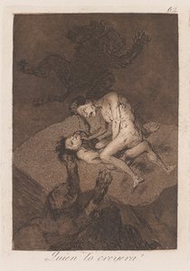 Wie zou het geloven?, eind 18e-begin 19e eeuw door Francisco de Goya