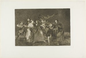 Wonden genezen sneller dan haastige woorden, plaat 16 uit Los Proverbios door Francisco Jose de Goya y Lucientes