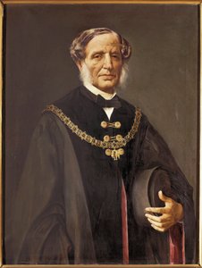 Portret van de Spaanse politicus Manuel Seijas Lozano door Francisco Jover y Casanova