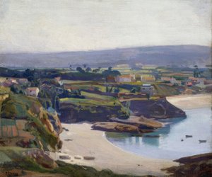 Het strand van Espiñeiro 1931