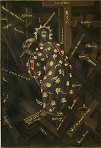 Christus aan het kruis door Francisco Moyen