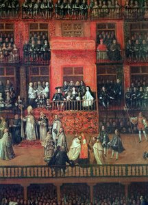 Auto de Fe op de Plaza Mayor, Madrid, 30 juni 1680 (detail)