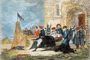Eerste Carlistenoorlog: Beleg van Bilbao (1835) door Francisco Sainz y Pinto