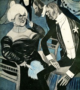 Een Engelsman vraagt een Franse vrouw ten dans, 1905