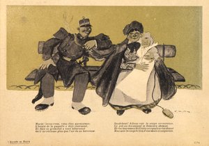 Marie! sta op, je bent lui, cartoon uit L