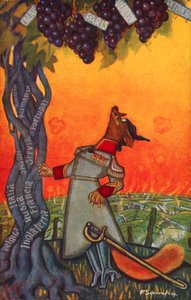 De Vos en de Druiven door Francisco Sancha y Lengo