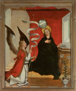 De annunciatie door Francisco de Comontes