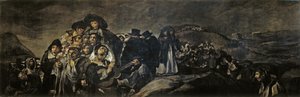 Een pelgrimstocht naar San Isidro door Francisco de Goya