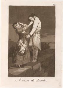 Op jacht naar tanden door Francisco de Goya