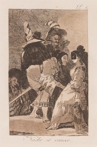 Schijn bedriegt, laat 18e-begin 19e eeuw (prent) door Francisco de Goya