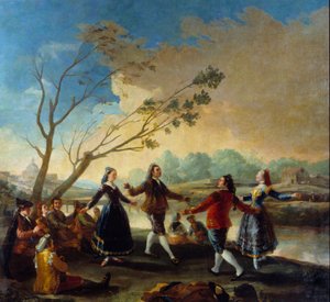 Bal aan de rand van de Manzanares