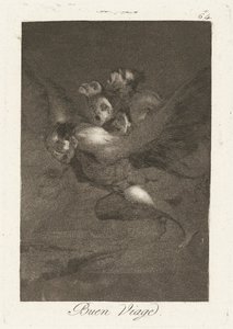 Buen Viage (Bon Voyage) door Francisco de Goya