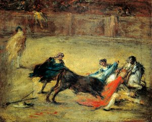 Stierenvechten door Francisco de Goya