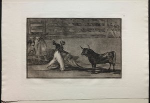 Stierengevechten: Oorsprong van de Harpoenen of Banderillas door Francisco de Goya