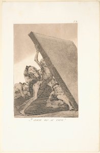 Caprichos: En nog steeds gaan ze niet! door Francisco de Goya