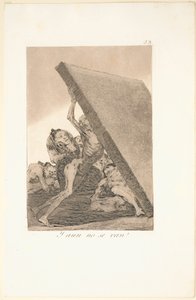 Caprichos: En toch gaan ze niet! door Francisco de Goya