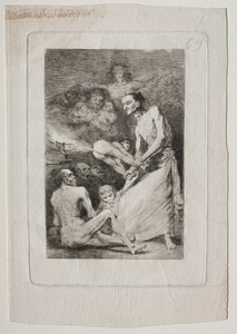 Caprichos: Blaas door Francisco de Goya