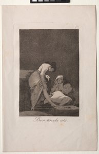 Caprichos: Het is mooi gespannen door Francisco de Goya