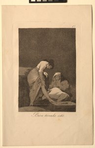 Caprichos: Het is mooi gespannen door Francisco de Goya