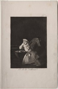 Caprichos: Nannys jongen door Francisco de Goya