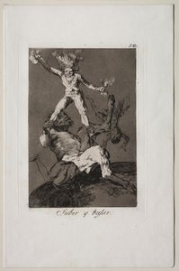 Caprichos: Omhoog en omlaag door Francisco de Goya