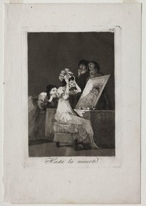 Caprichos: Tot de dood door Francisco de Goya