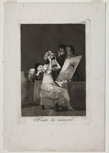 Caprichos: Tot de dood, 1799 door Francisco de Goya