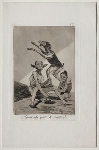 Caprichos: Wacht tot je gezalfd bent door Francisco de Goya