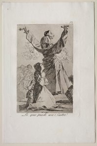 Caprichos: Wat een kleermaker kan doen! door Francisco de Goya