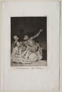 Caprichos: Wanneer de dag aanbreekt, vertrekken we door Francisco de Goya