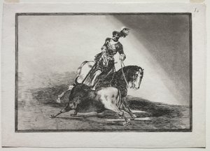 Karel V Spietst een Stier in de Ring van Valladolid