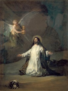 Christus in Gethsemane door Francisco de Goya