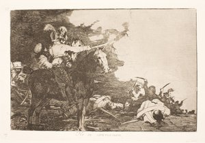 Ze kunnen het niet eens worden (17) door Francisco de Goya