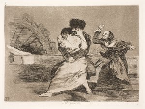 De vil ikke (9) door Francisco de Goya