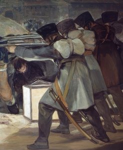De 3e mei 1808 (Executie van opstandige straatvechters). 1814 (detail) door Francisco de Goya