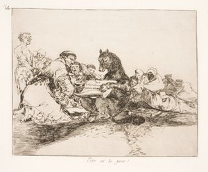 Het is toch erger (74) door Francisco de Goya