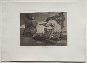 Rampen van de oorlog: Barbaren! door Francisco de Goya