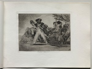 Rampen van de Oorlog: Dat is Zwaar, 1810-1820 door Francisco de Goya